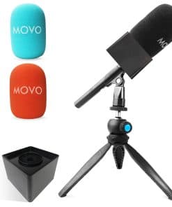 Adaptador de Micrófono Inalámbrico para Entrevistas Movo