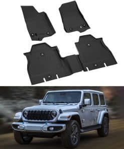 Tapetes para piso compatibles con Wrangler JL 4 puertas