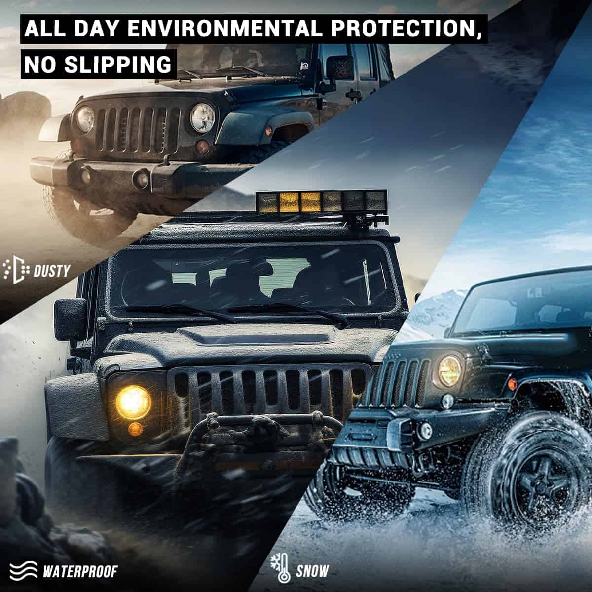 Tapetes para piso compatibles con Wrangler JL 4 puertas - Imagen 6