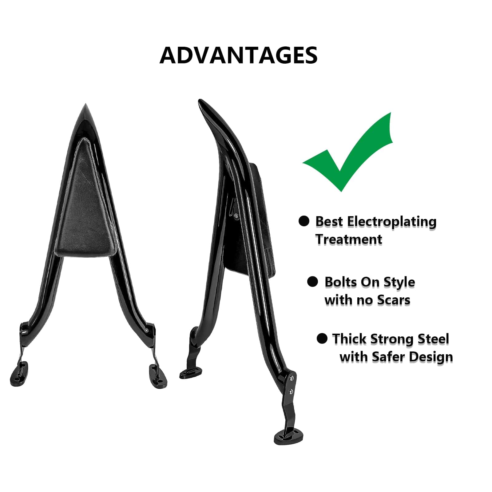 Dredoggmoto 24" Negro Carretera Glide 3 y Freewheeler - Imagen 6