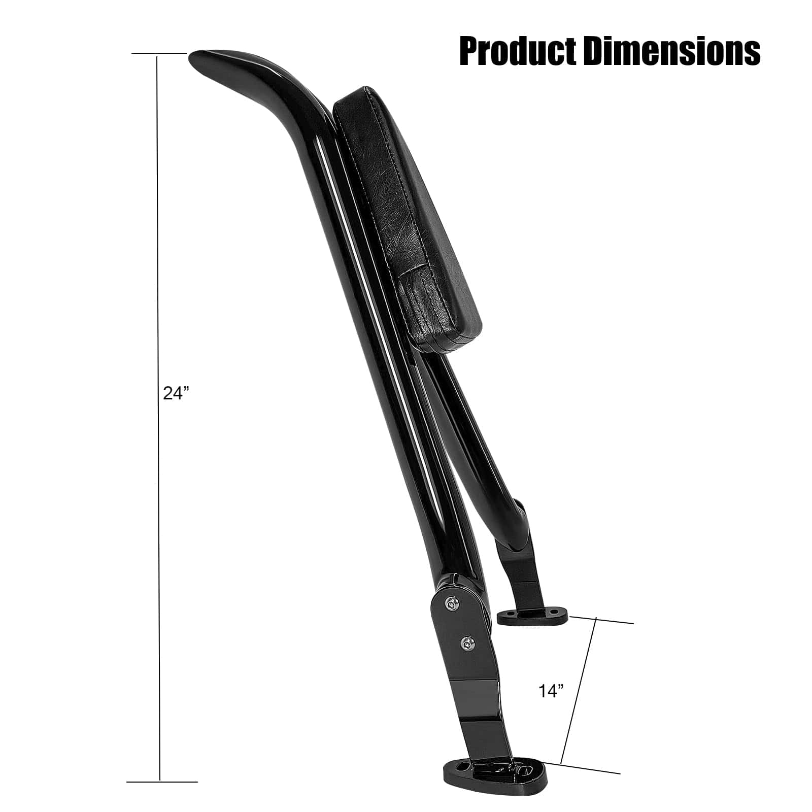 Dredoggmoto 24" Negro Carretera Glide 3 y Freewheeler - Imagen 8