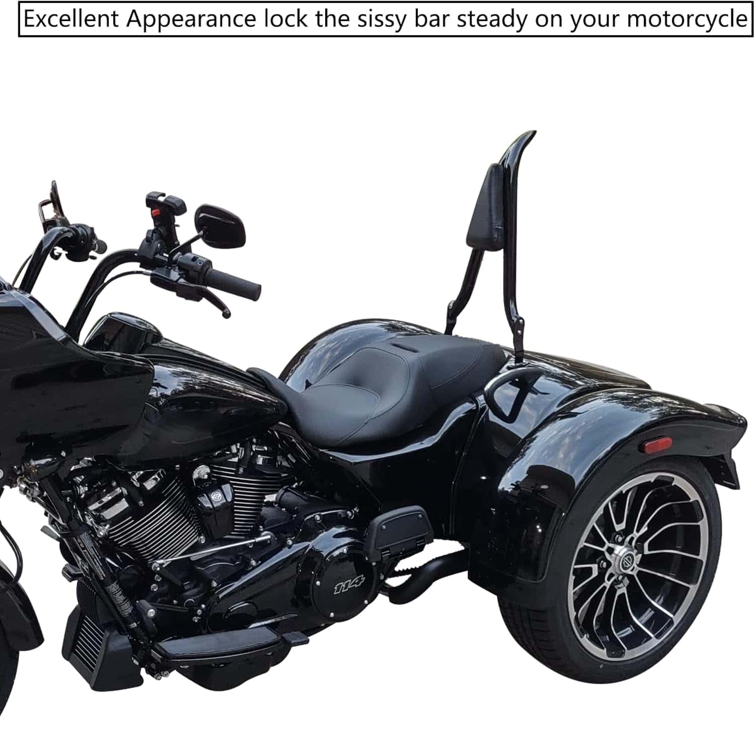 Dredoggmoto 24" Negro Carretera Glide 3 y Freewheeler - Imagen 3