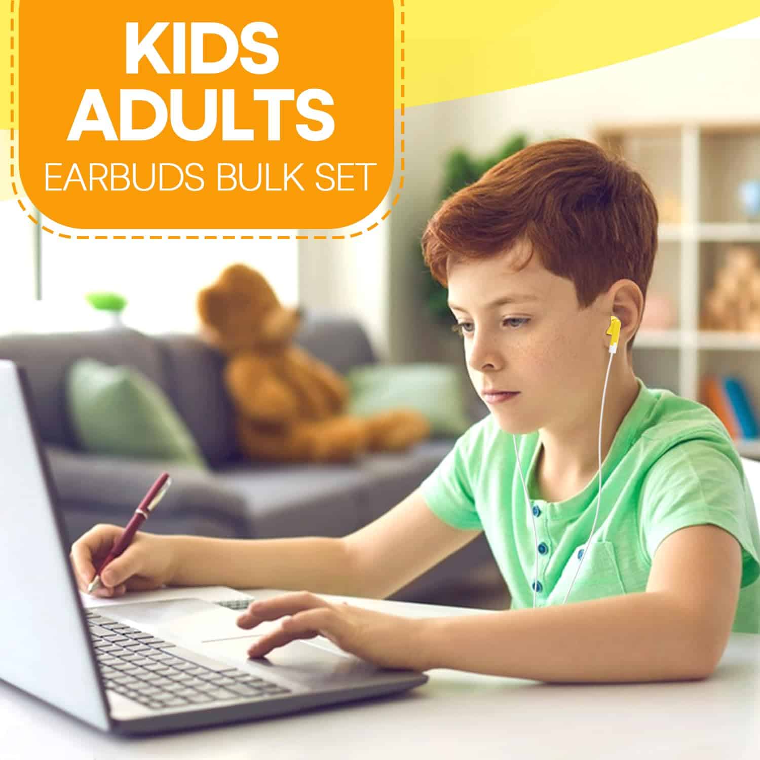 Yoley Audífonos para Aula a Granel de 50 Paquetes para - Imagen 5