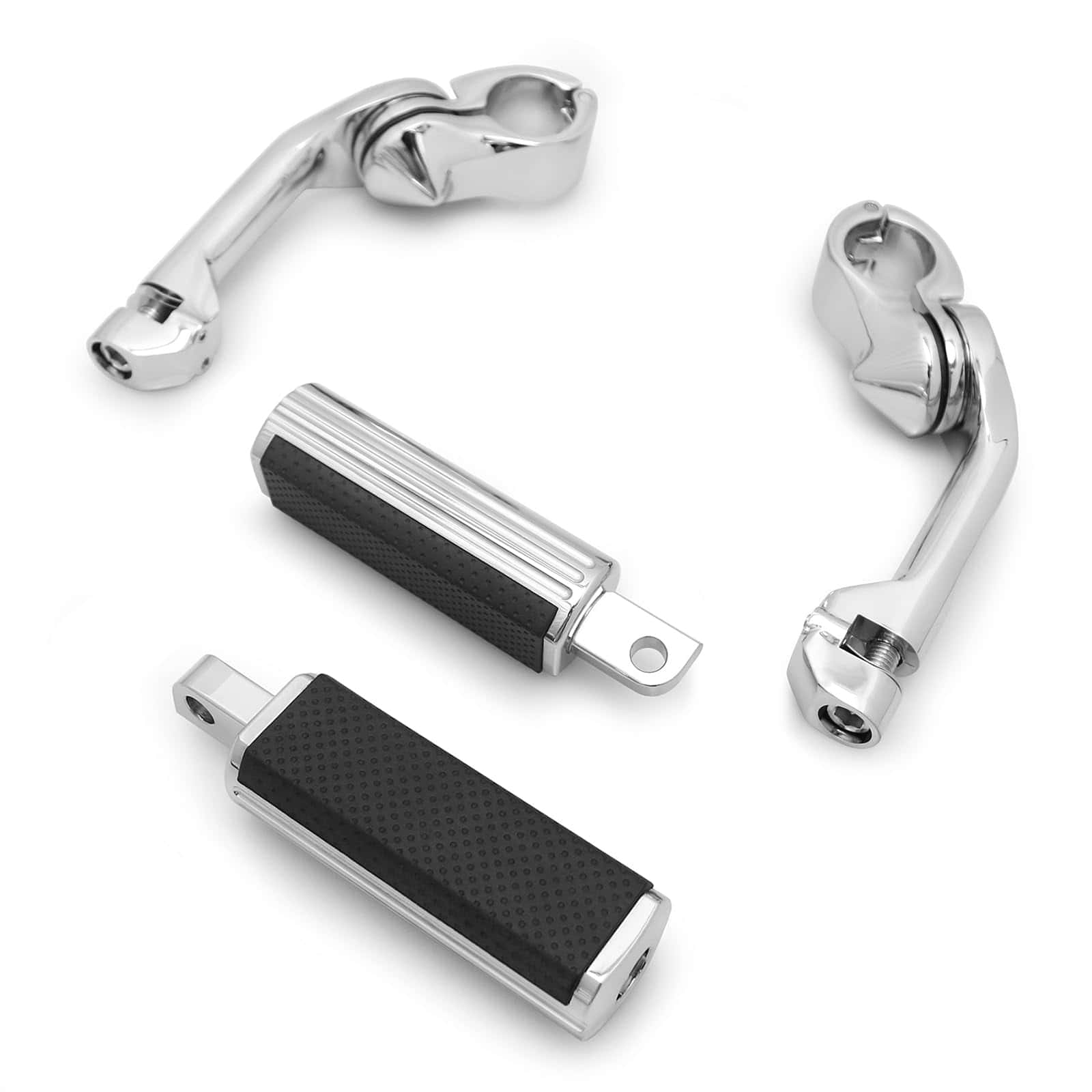 Defiance Chrome floorboards para Harley Davidson con - Imagen 4