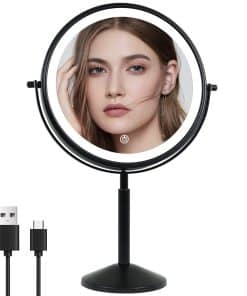 Espejo de Maquillaje yngtoue de 9" con Luces y Aumento de