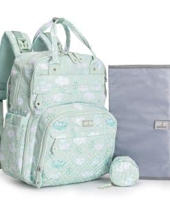 Mochila para Pañales BabbleRoo - Artículos -Verde Pájaro