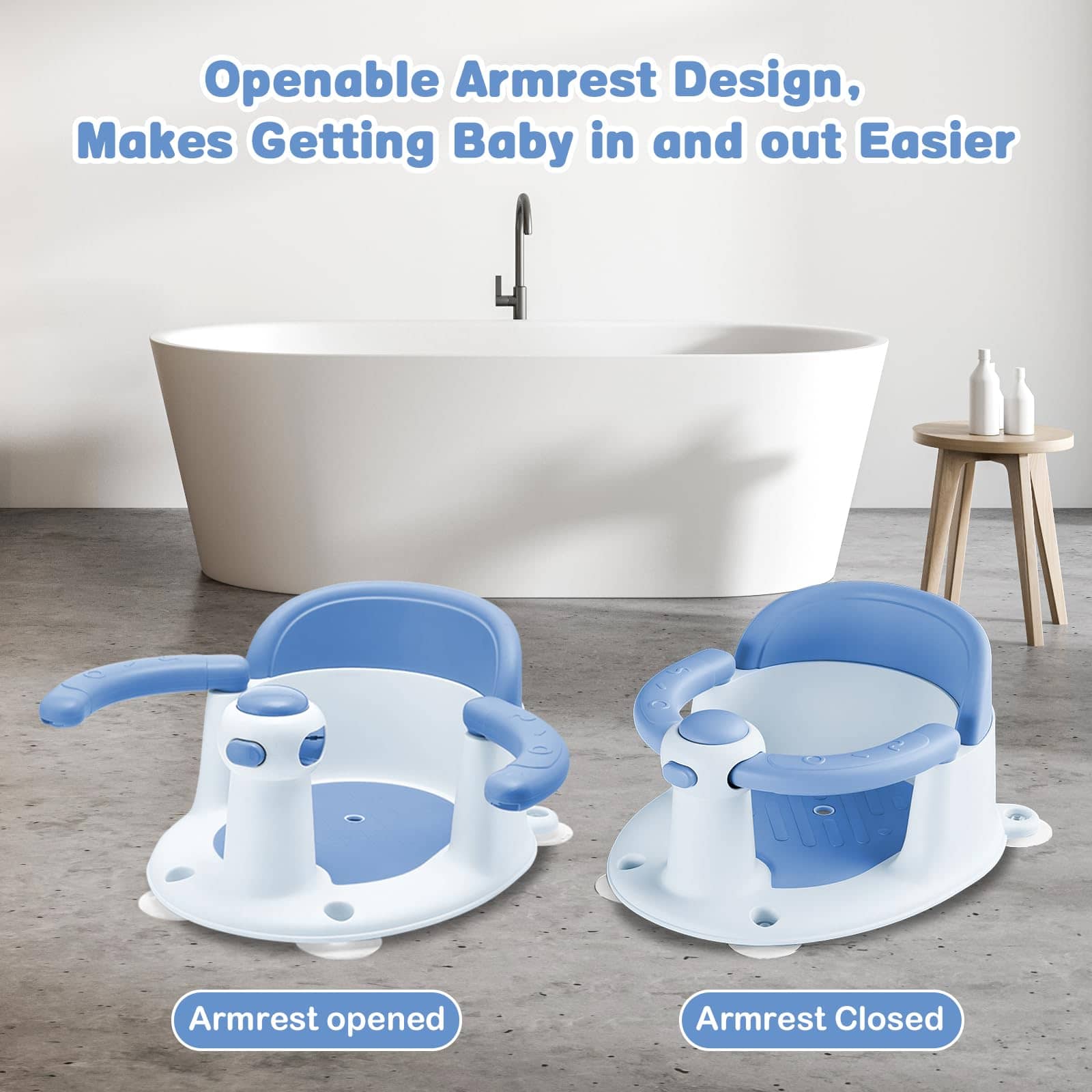 Asiento de Baño para Bebés TOSGN, Asiento de Bañera - Imagen 5