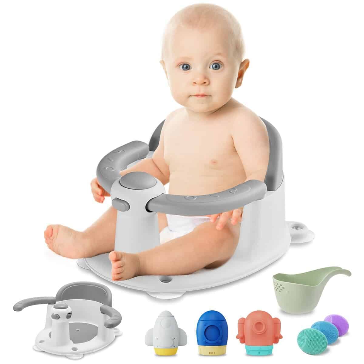 Asiento de Baño para Bebés TOSGN, Asientos de Bañera