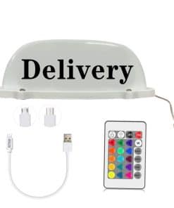 ABUKALIXIN Delivery Car Roof Sign - Luz de techo superior