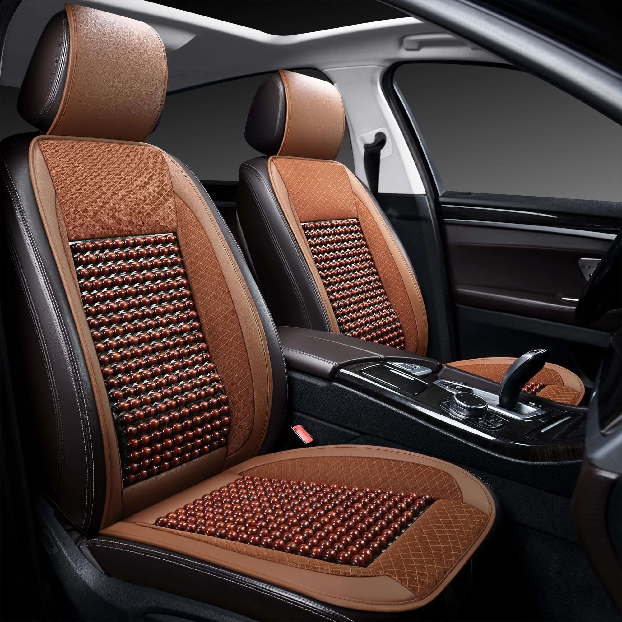 Cubierta de Asiento de Coche de Perlas de Madera