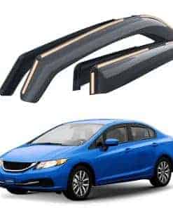 Deflectores de ventanas irrompibles -Premium Smoke