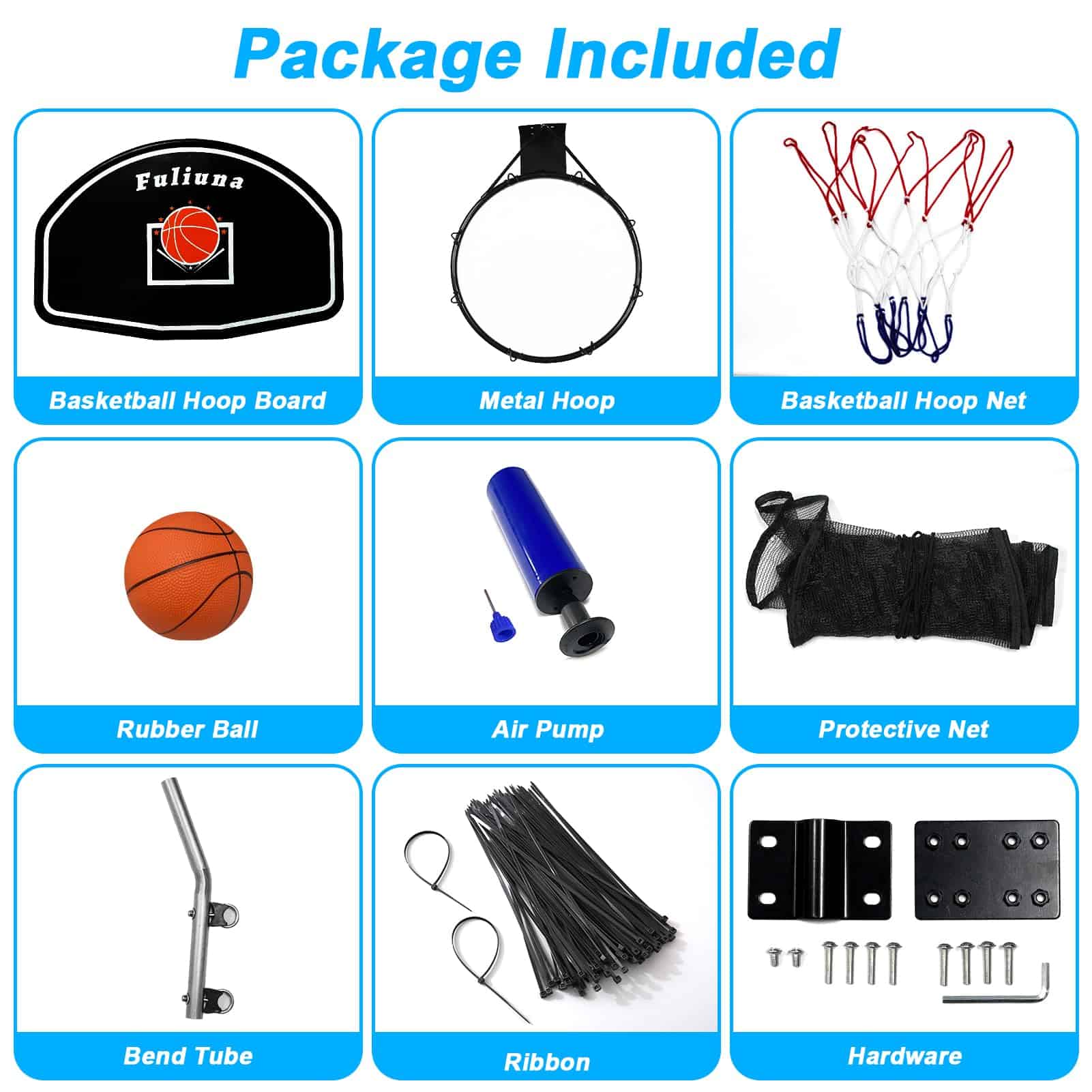 Aro de Baloncesto para Trampolín Alpcouts, Aro de - Imagen 8