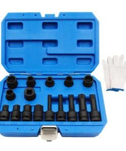 Juego de 16PCS de ZOSANY Impact Brake Caliper Socket Set,