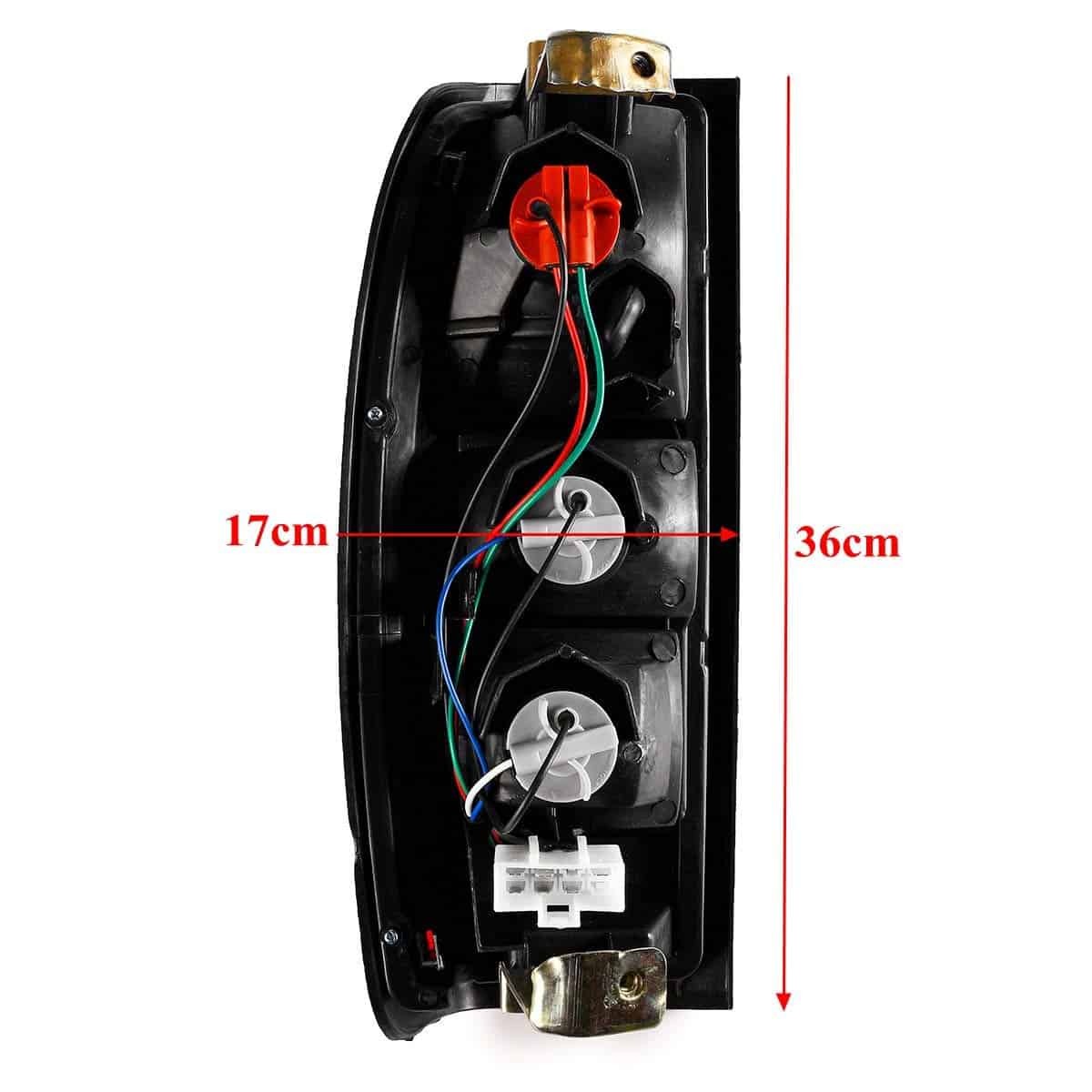 Azoepart 2X Luz de Freno y Stop Trasera para Nissan Navara - Imagen 3