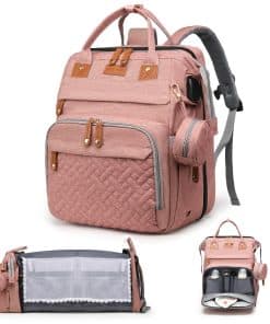 Mochila para Pañales CESAILT con Estación de Cambio, Bolso