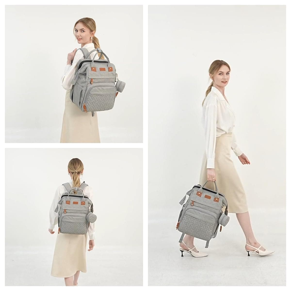 Mochila para Pañales CESAILT con Estación de Cambio, Bolsa - Imagen 7