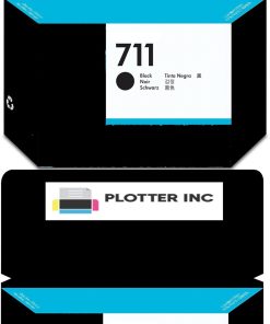 Plotter Inc CZ129A Paquete de 2 Cartuchos 711 de Tinta