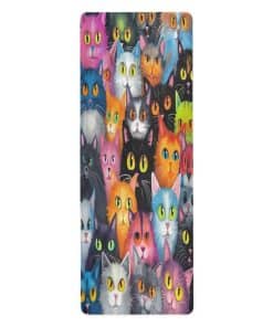 Tapete de yoga Cute Cats FLildon grueso y antideslizante