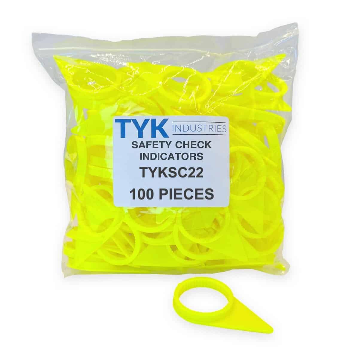 Pack de 100 Indicadores de Seguridad para Tuerca de Rueda