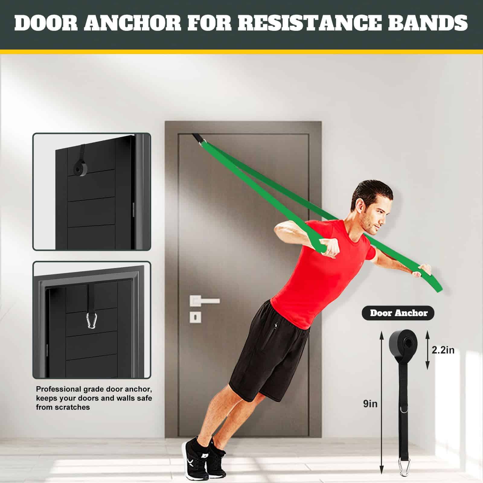 Bandas de Resistencia para Ejercicio,Aptitud en Casa,Ligas - Imagen 8
