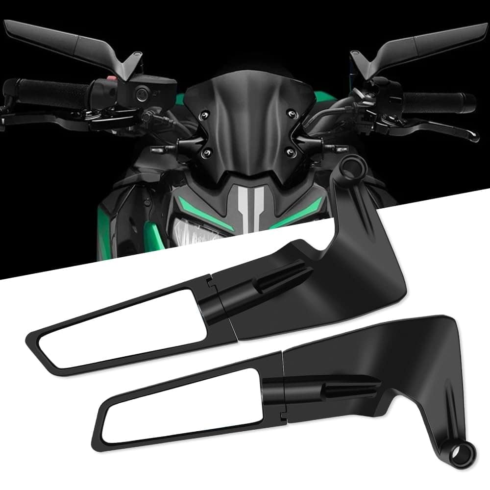 Espejos de motocicleta ajustables con alas Stealth Winglets