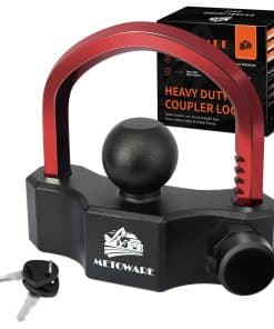 METOWARE Candado para Enganche de Remolque Universal,