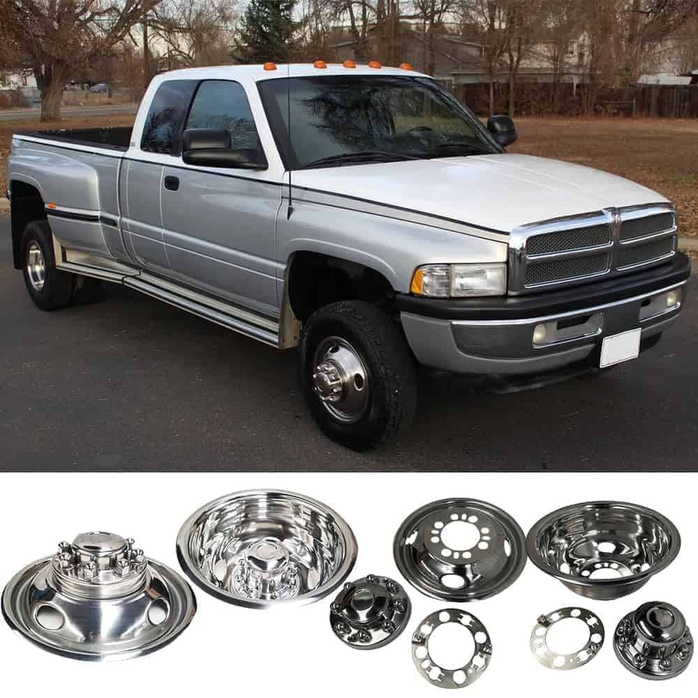 Puermto 16" Dually Simuladores de Rueda de Acero Inoxidable