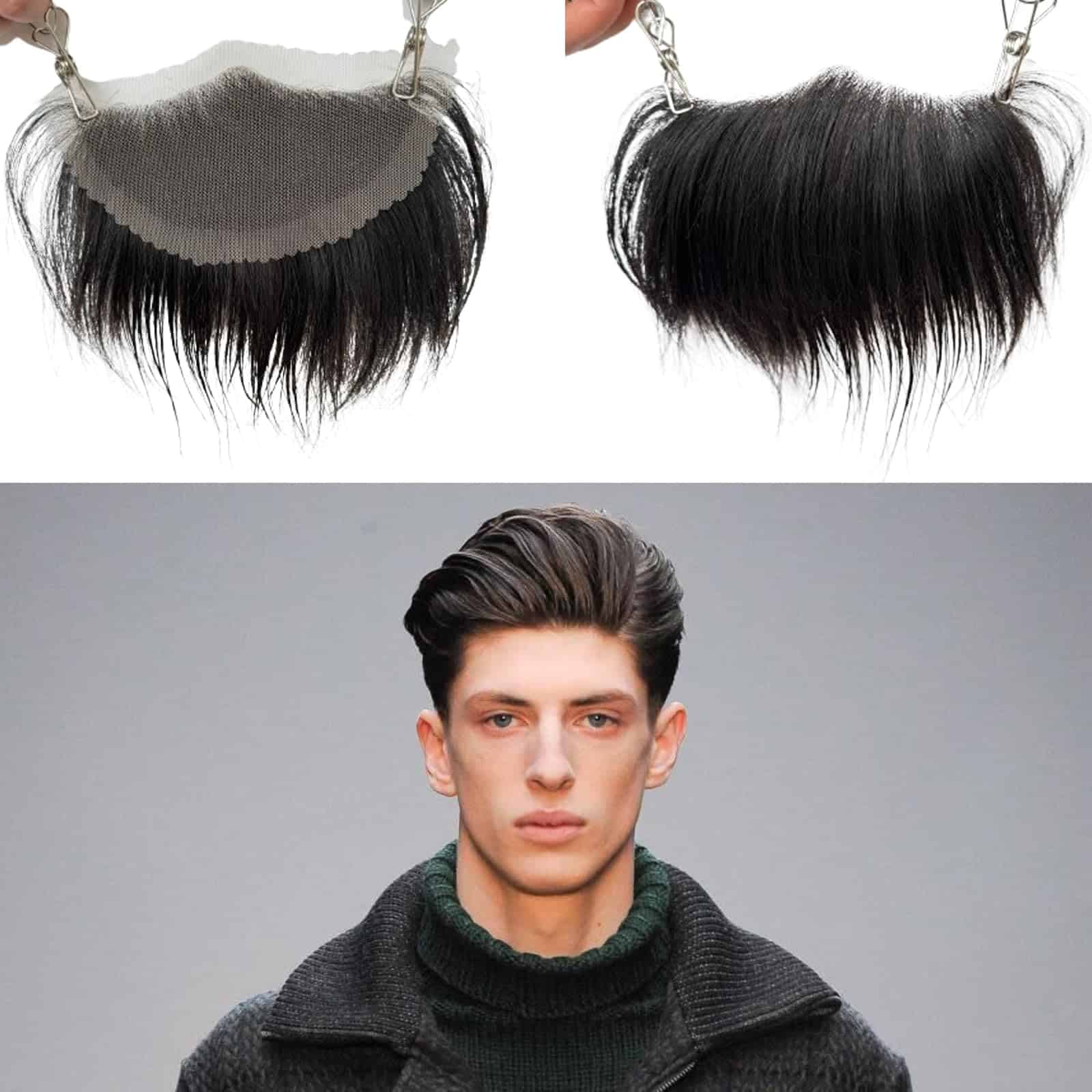 Tupé de Hombre Voloria para la Línea del Cabello en la