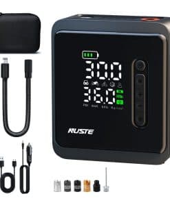 Inflador de neumáticos Compresor de Aire -Negro Gris