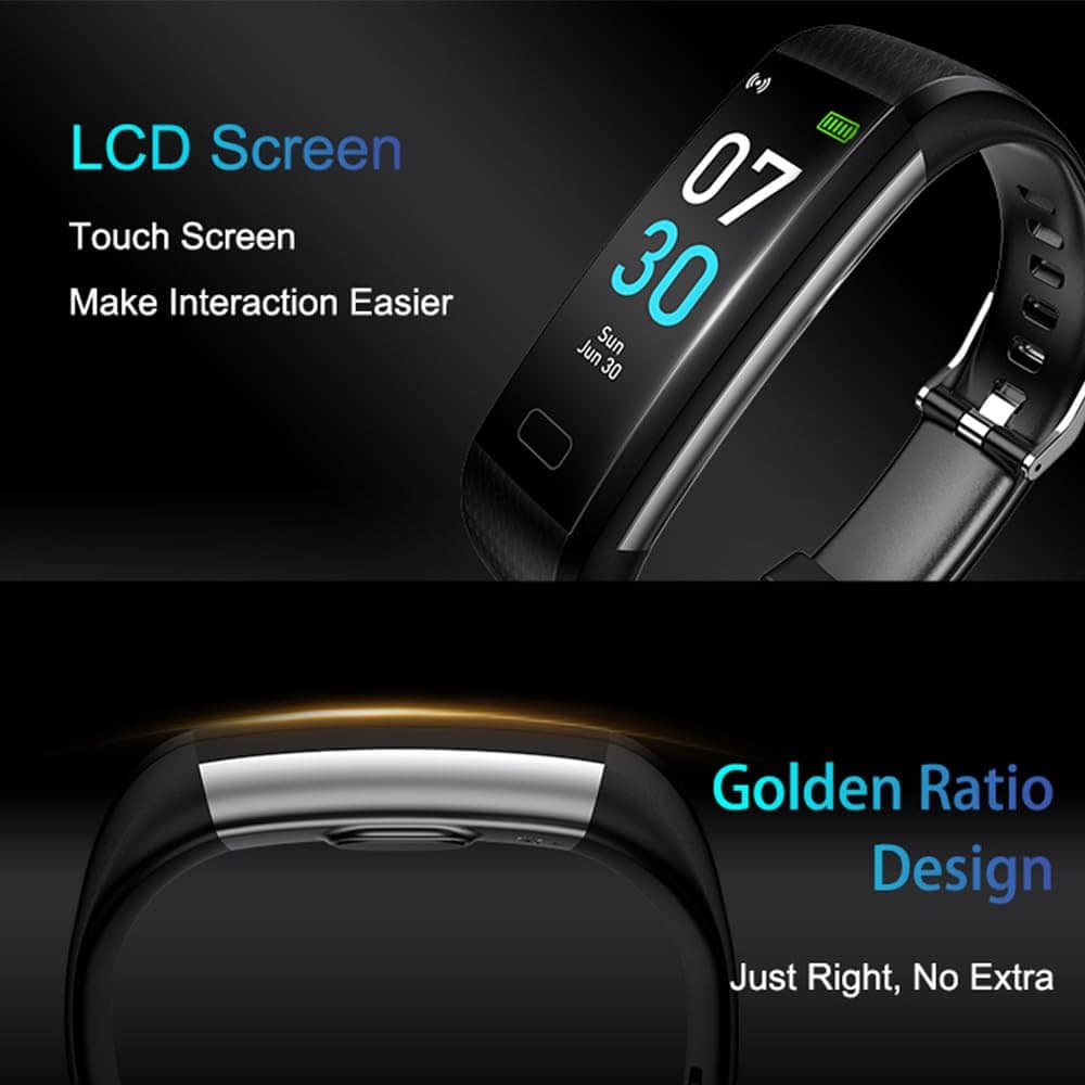 Jawploy Fitness Tracker con monitor de ritmo cardíaco / - Imagen 3