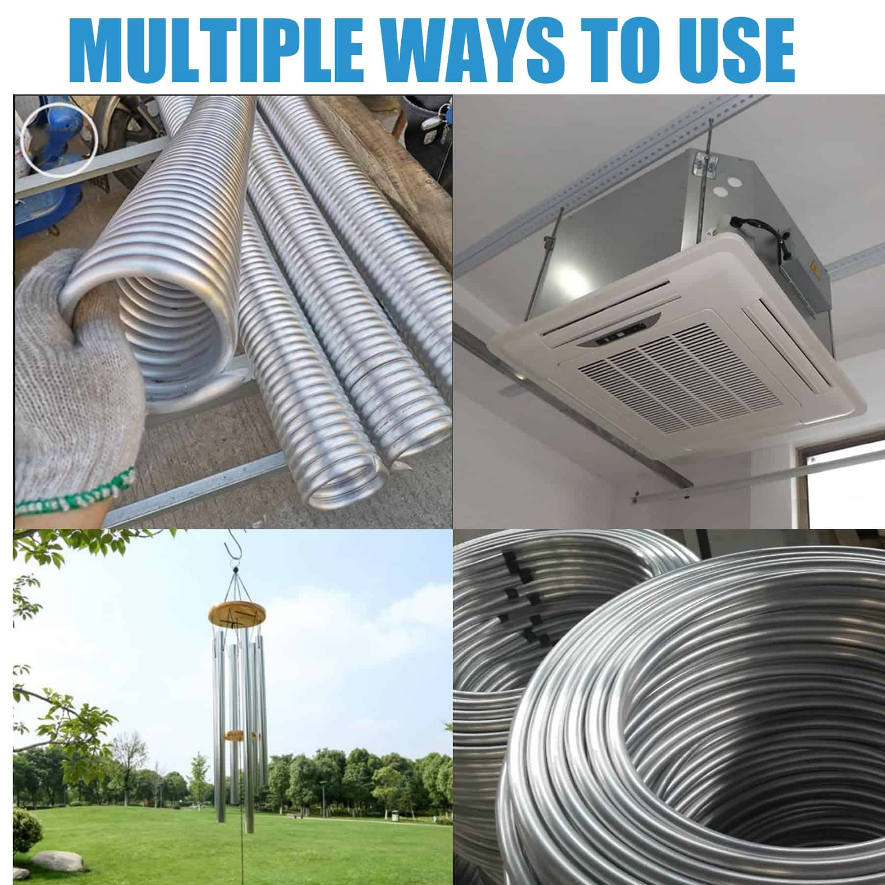 Línea de combustible de 3/8, Tubos de aluminio de grado - Imagen 8