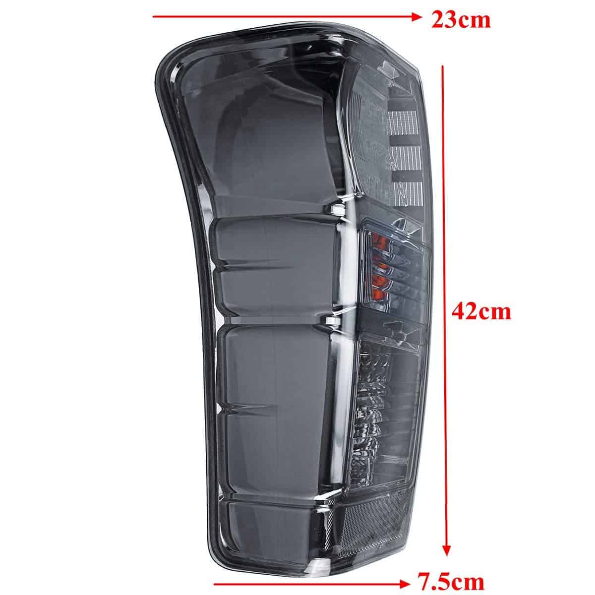 Azoepart 2X Luces Traseras de Freno LED Ahumadas para Isuzu - Imagen 5