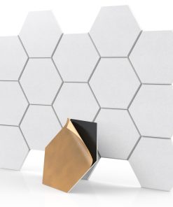 18 Paquete Paneles Acústicos Autoadhesivos Hexagonales