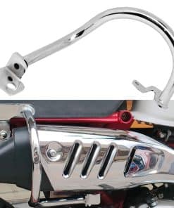 Protector de barra de choque de escape cromado compatible