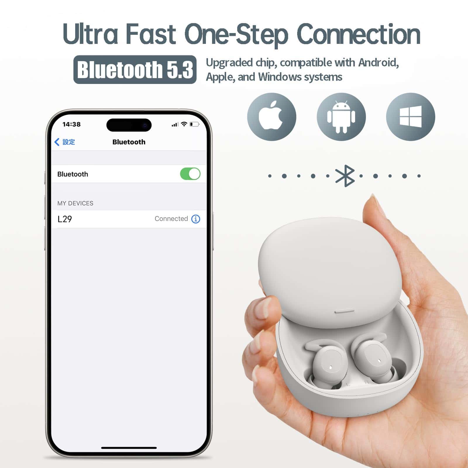 Audífonos para dormir inalámbricos Bluetooth 5.3 Vitadigo - Imagen 3