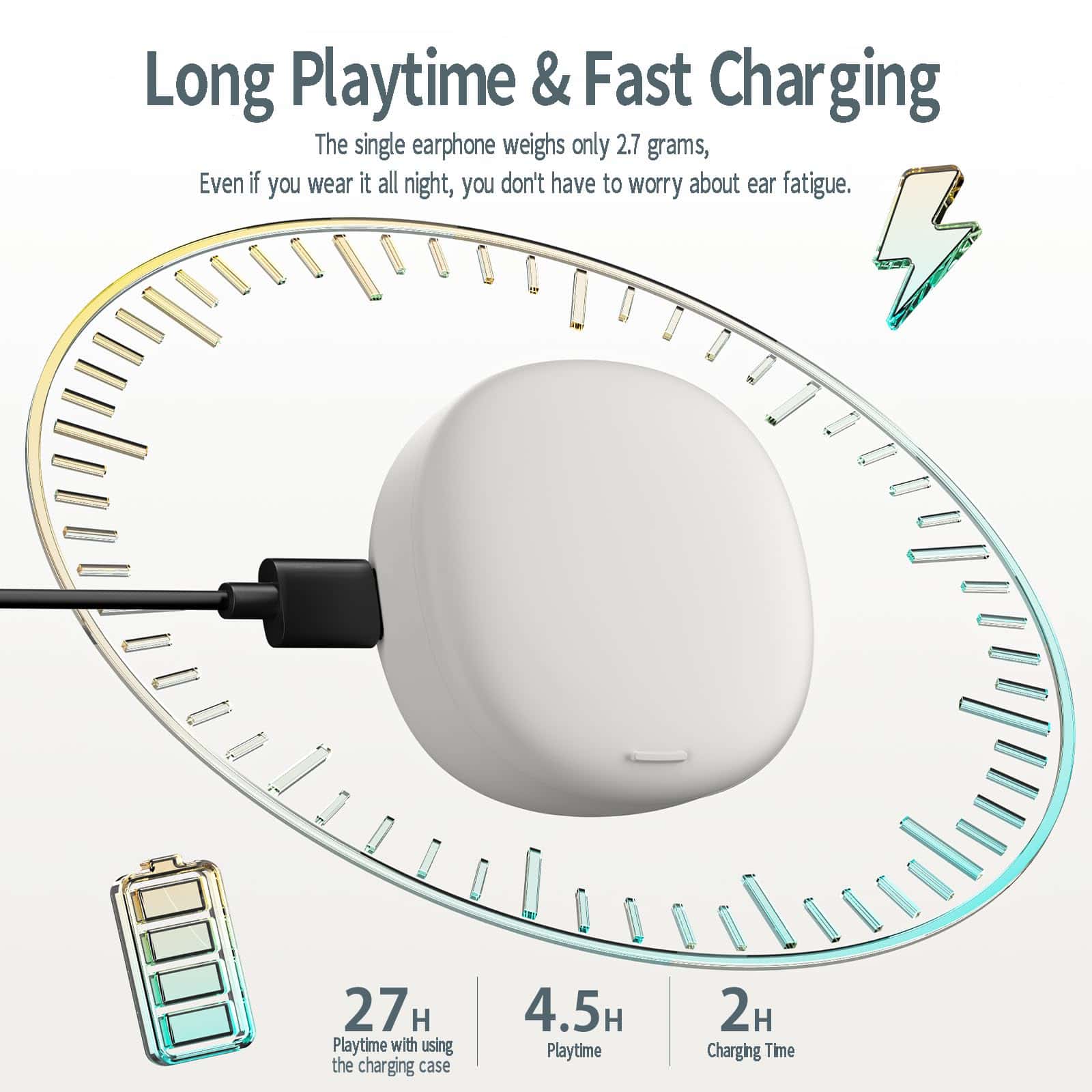 Audífonos para dormir inalámbricos Bluetooth 5.3 Vitadigo - Imagen 5