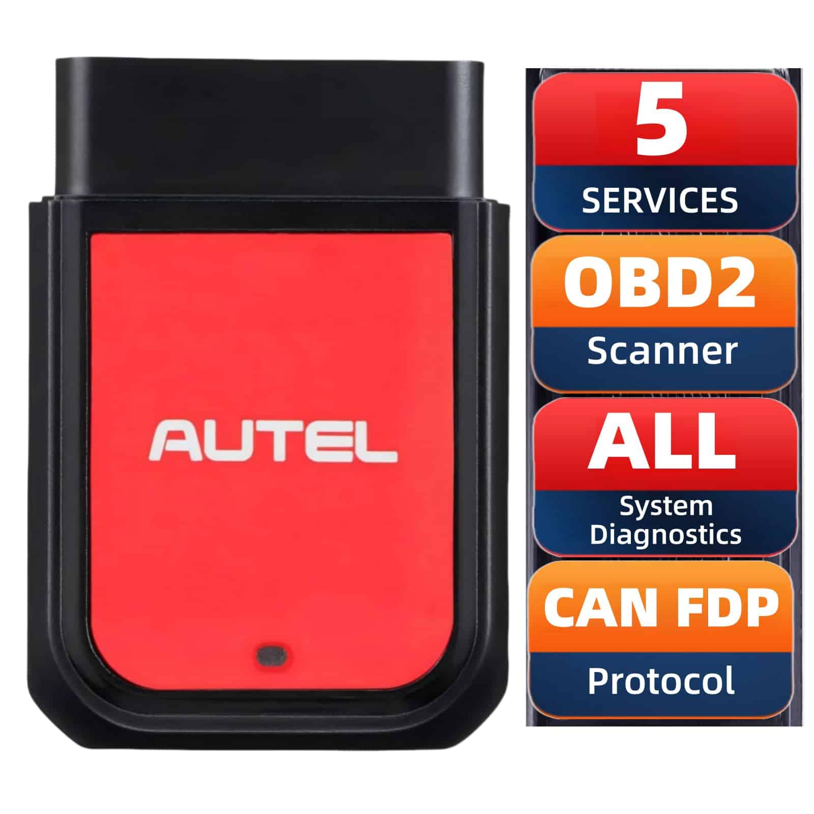 Autel MaxiAP AP2500 2025 Escáner OBD2 Bluetooth Lector de
