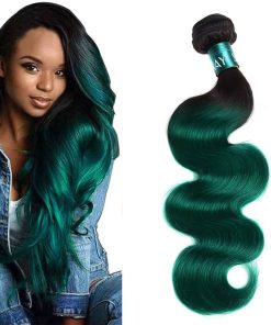 Bundles de Cabello Ombre Verde SEXAY 1 Bundles Ombre