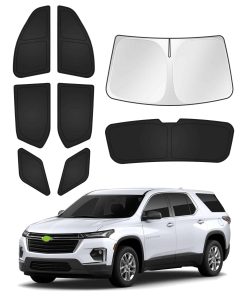 Canvcle Sunshades para Chevrolet/Chevy Traverse 2018-2025