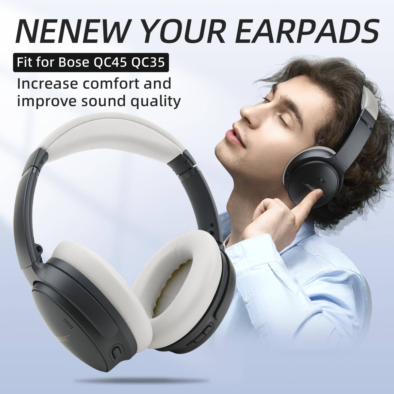 Almohadillas de repuesto y almohadilla para diadema - Imagen 3