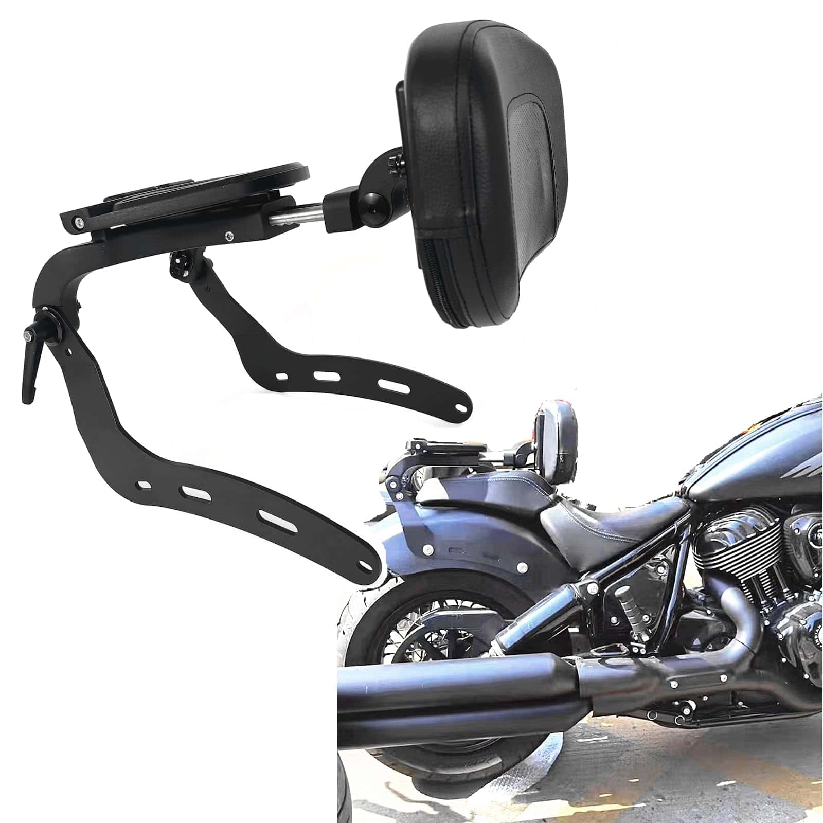 Almohadilla de Respaldo con Portaequipajes Ajustable