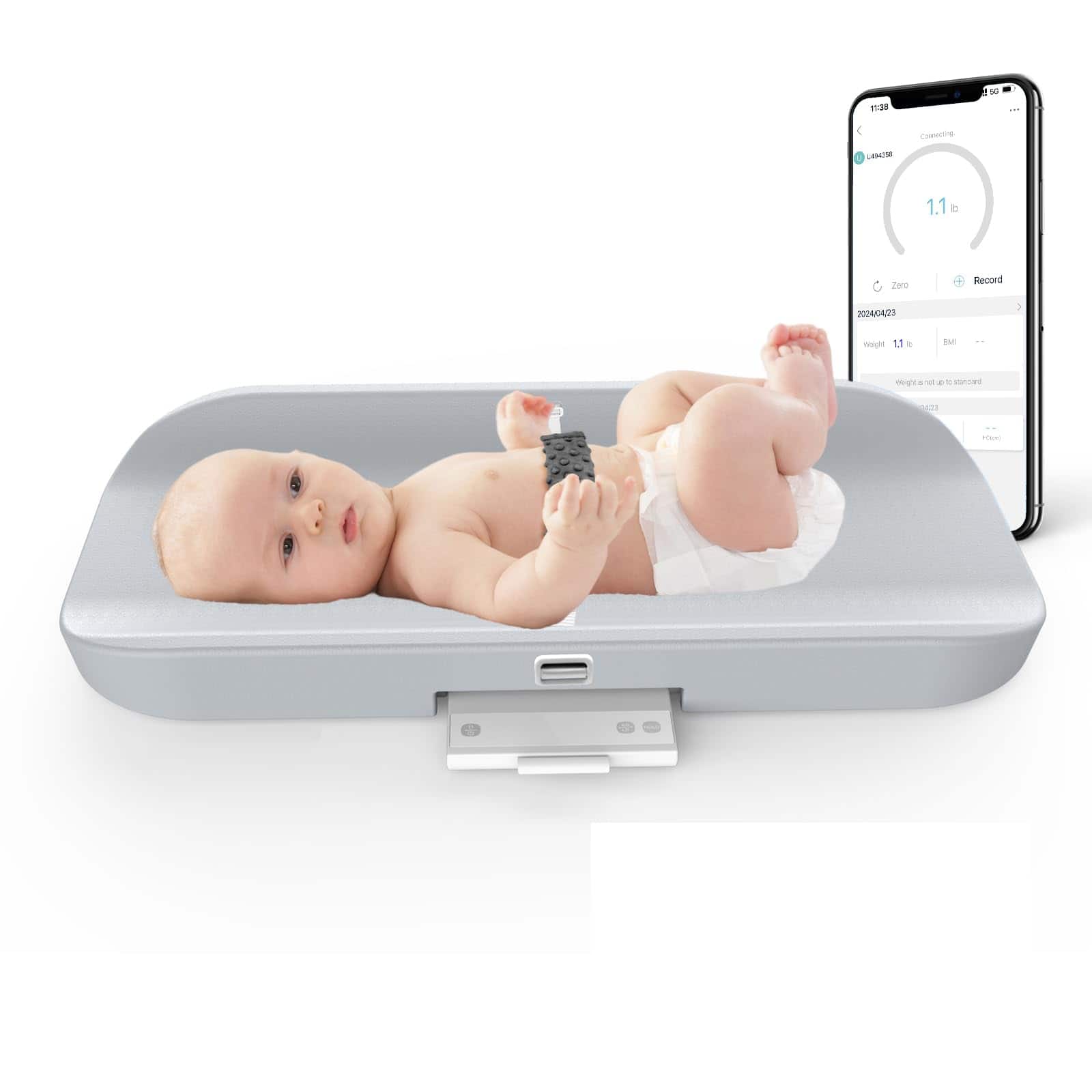 MINDPETMED Smart Changing Pad Scale, Máx 44lbs/20kg,