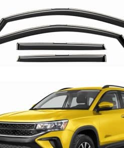 Deflectores de Ventana Extra Duraderos en -Negro