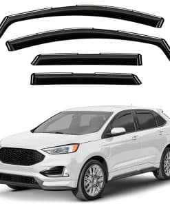 Deflectores de Ventana Tintados en Humo Viseras de Canal en