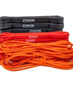 Conjunto de cinco bandas de ejercicio Iron -Naranja, Rojo y