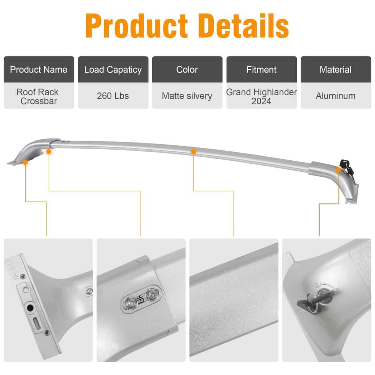 Barras Transversales para Rack de Techo de Alta Resistencia - Imagen 7