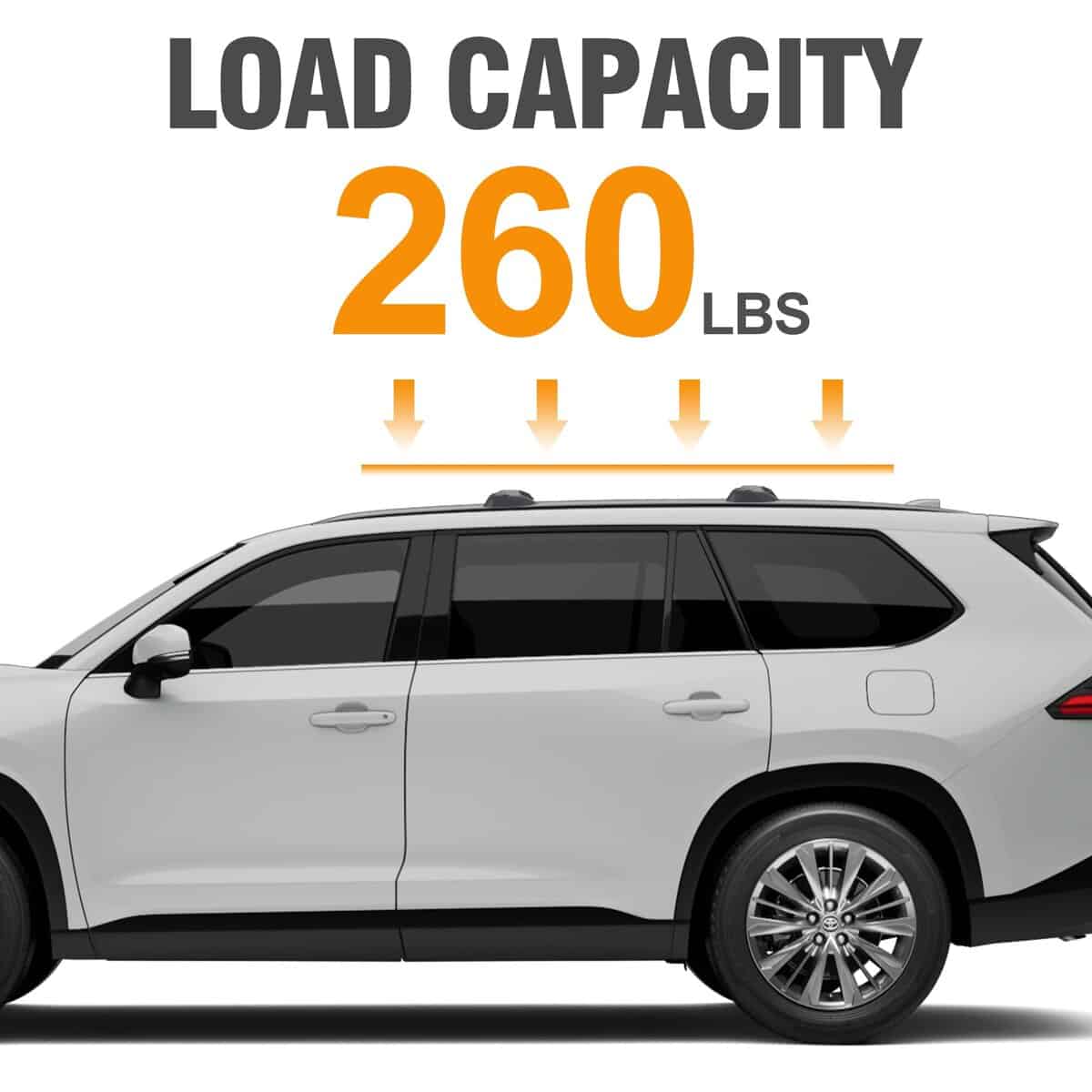 Autekcomma Barras transversales para el techo negras de - Imagen 6