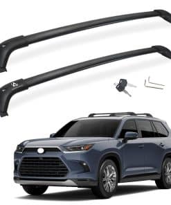 Autekcomma Barras transversales para el techo negras de