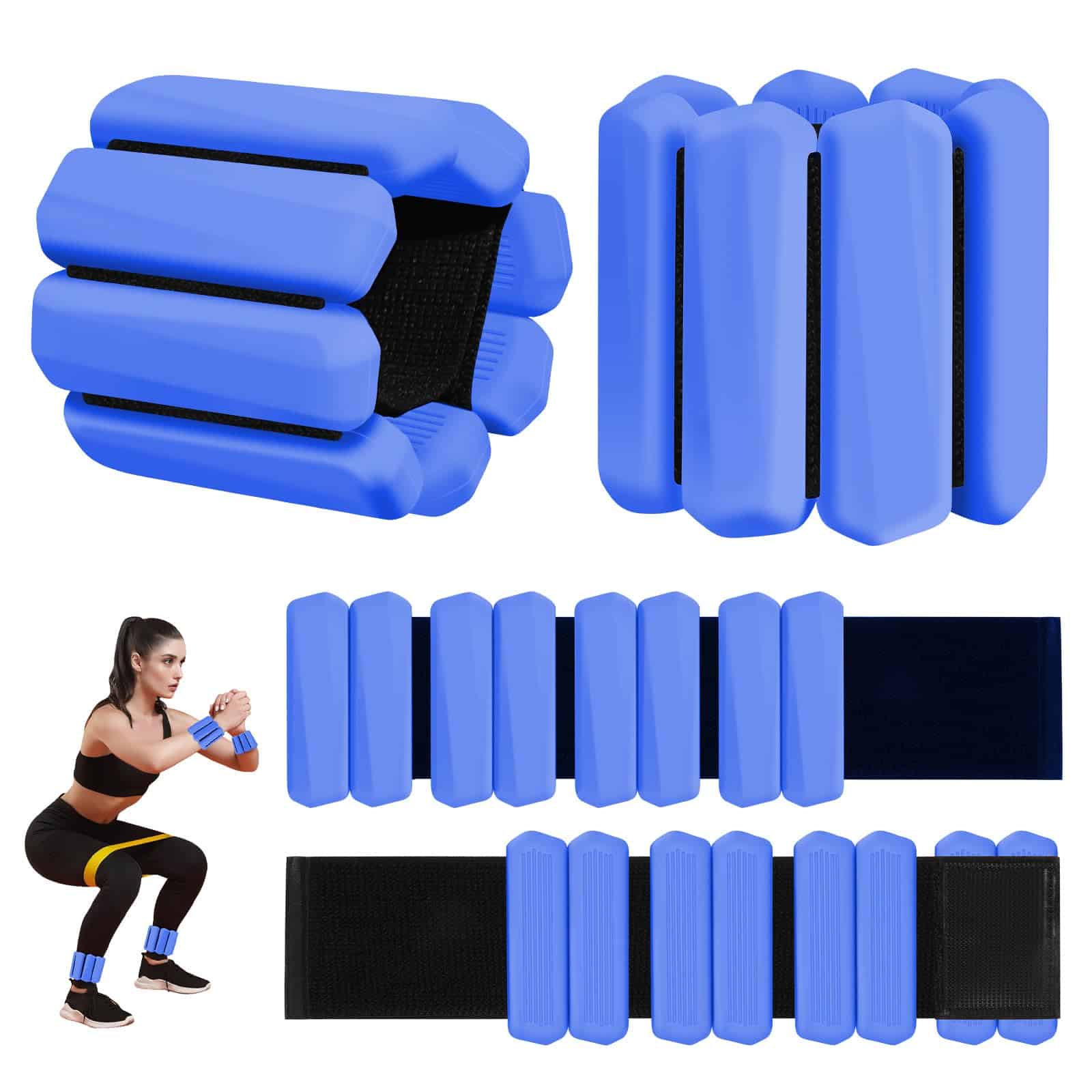 Juego de Pesas para Muñecas de 2 (1Lb Cada uno), Pesas