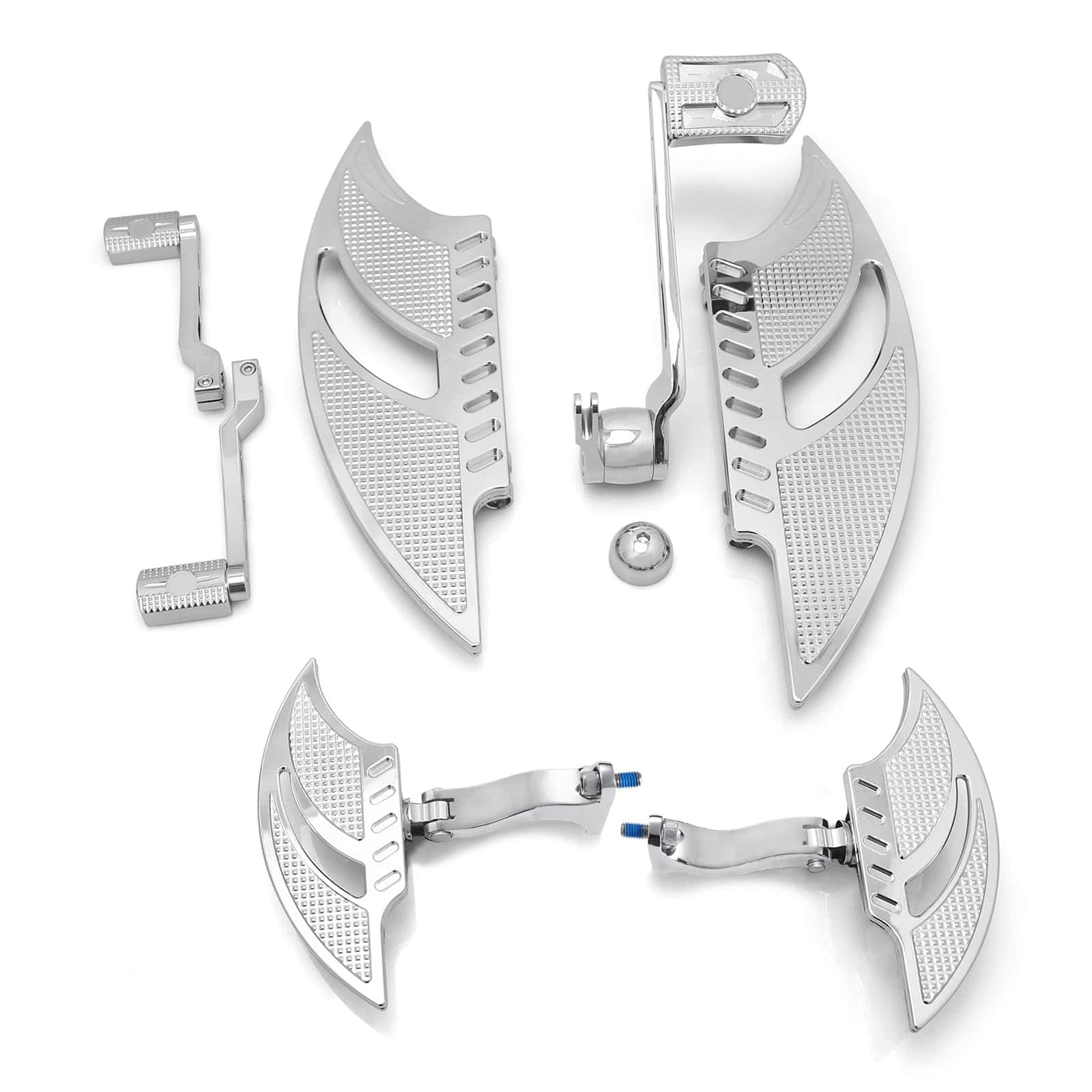 Tablas de suelo para Road Glide con cuchilla de cromo para